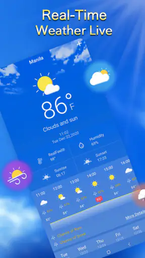 Previsión meteorológica local screenshot 1