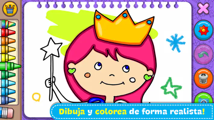 Princesas - Libro de Colorear screenshot 1