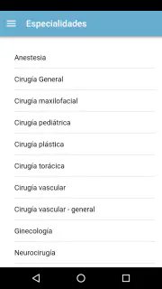 Procedimientos en quirófano screenshot 3