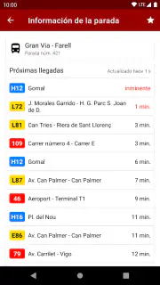 Próximo bus Barcelona screenshot 3