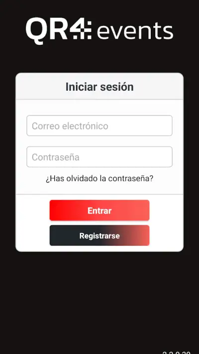 QR4events screenshot 1