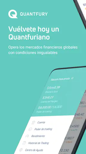 Quantfury: Su Bróker Global screenshot 1