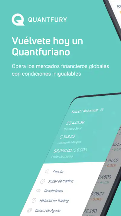 Quantfury: Su Bróker Global screenshot 1