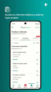Quirónsalud screenshot