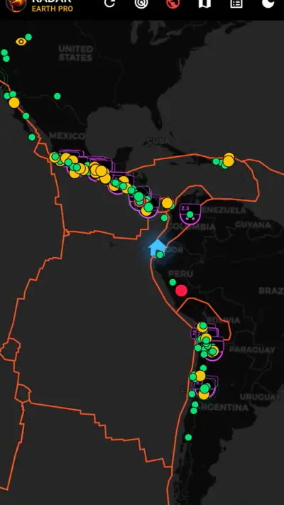 Radar Earth Terremoto screenshot 1
