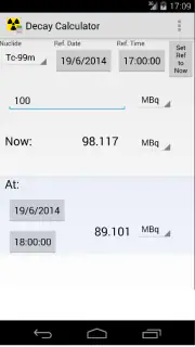 Radioactive Decay Calculator screenshot 1