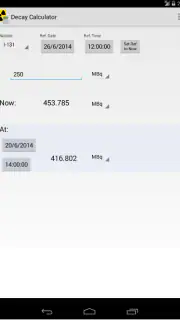 Radioactive Decay Calculator screenshot 5