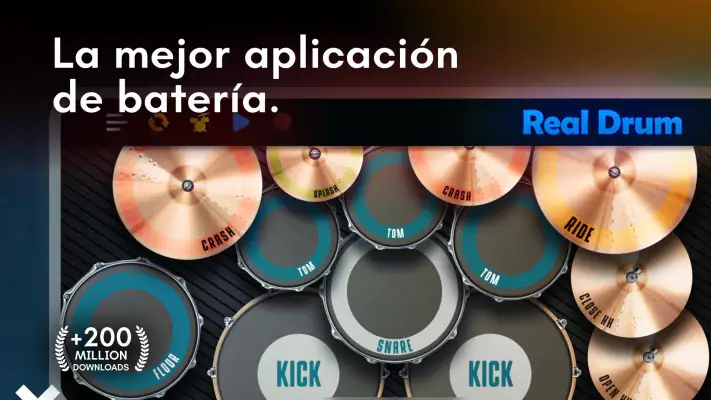 Real Drum: batería electrónica screenshot 1