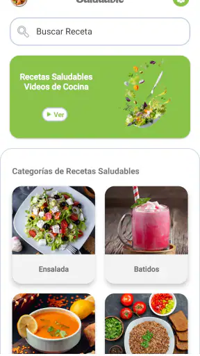 Recetas saludables screenshot 1