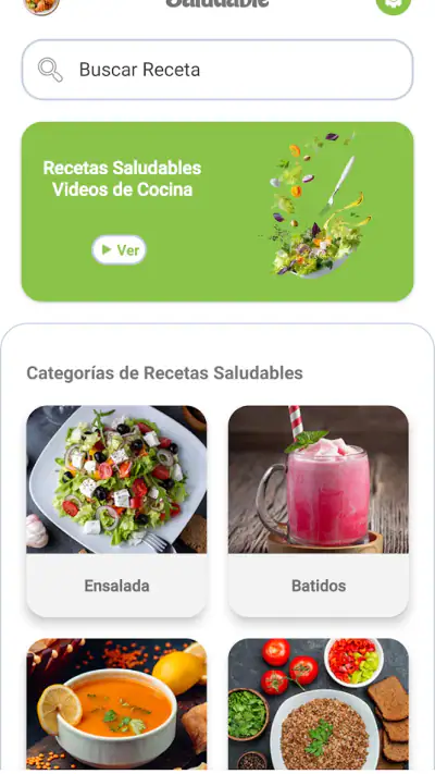 Recetas saludables screenshot 1