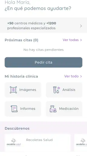 Recoletas Salud screenshot 1