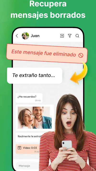 Recuperar mensajes eliminados screenshot 1
