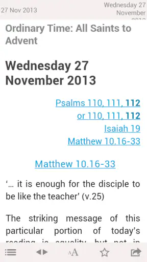 Reflections for Daily Prayer screenshot 1
