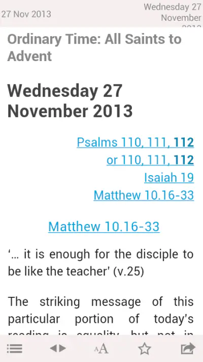 Reflections for Daily Prayer screenshot 1