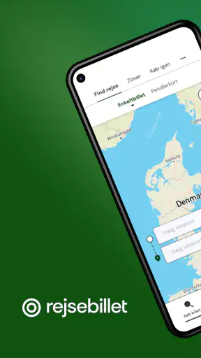 Rejsebillet screenshot 1