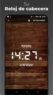 Reloj digital y clima screenshot 6