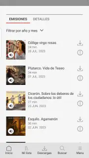 RNE Audio screenshot 1