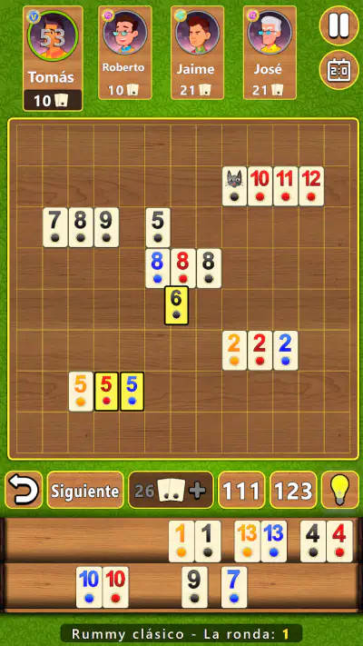 Rummy 4 en 1 Juego de mesa screenshot 1