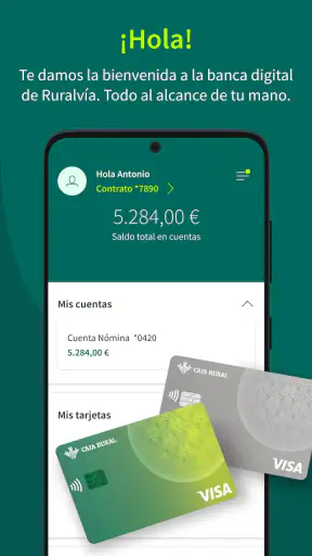 Ruralvía - Banca digital screenshot 1