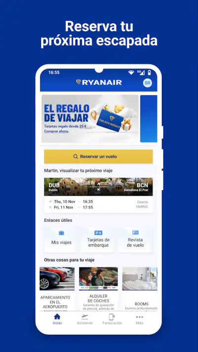 Ryanair screenshot 1