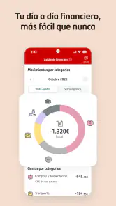 Santander España screenshot