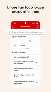 Santander España screenshot