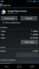 Servicios de Google Play screenshot