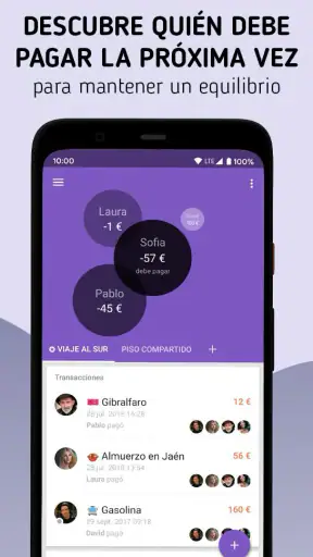 Settle Up – Gastos del grupo screenshot 1