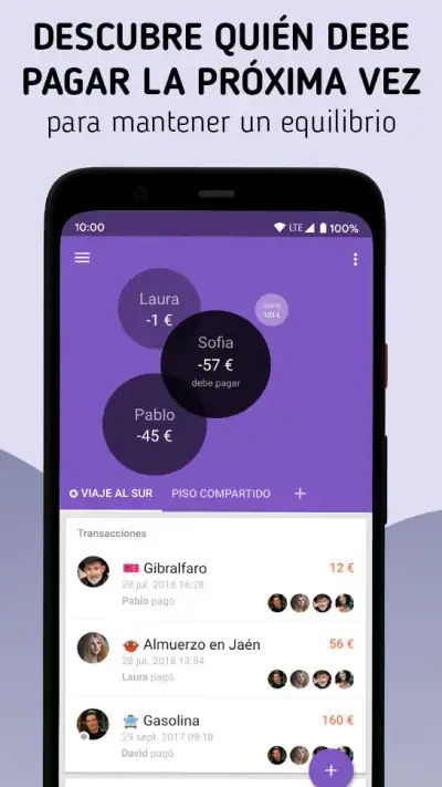 Settle Up – Gastos del grupo screenshot 1