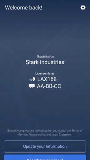 Shippeo Driver screenshot 1