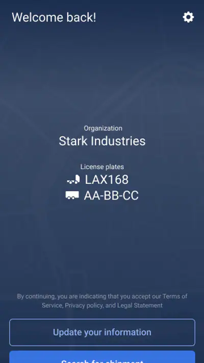 Shippeo Driver screenshot 1