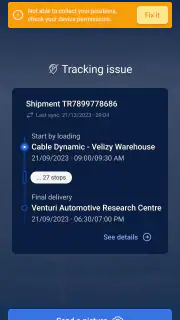 Shippeo Driver screenshot 3