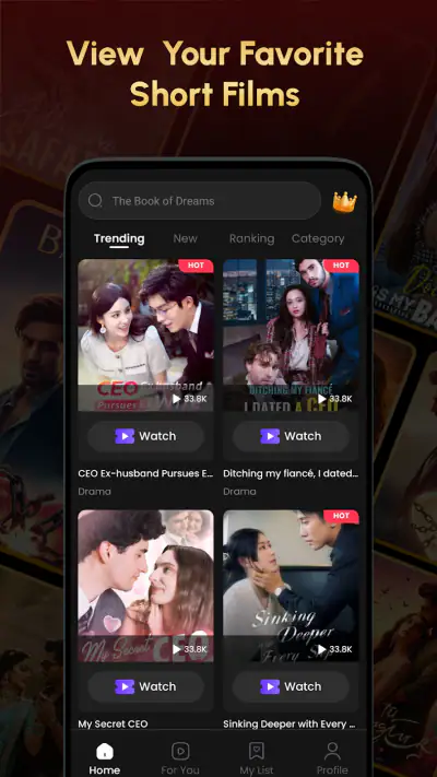 Short TV: Movie Series screenshot 1
