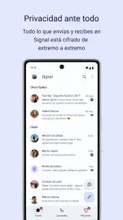 Signal - Mensajería privada screenshot 1