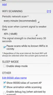 SmartWiFiSelector: strong WiFi screenshot 3