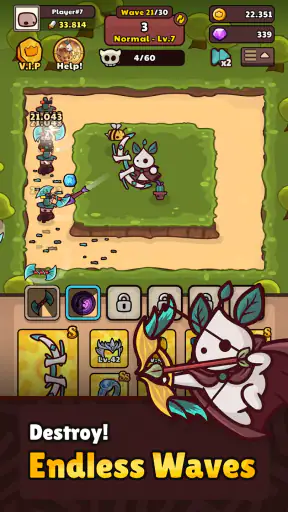 Smith Legend: Idle Rpg TD screenshot 1