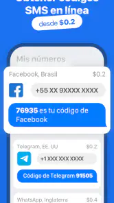 SMS Virtual - Recibir SMS screenshot