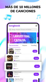 Smule: Canta Karaoke y Graba screenshot 1