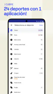 Sofascore: Deportes en directo screenshot 7