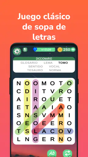 Sopa de letras en español screenshot 1