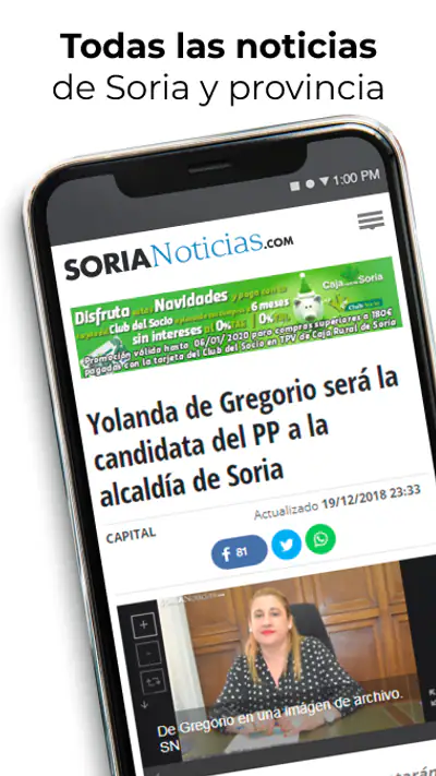 Soria Noticias: Diario Digital screenshot 1