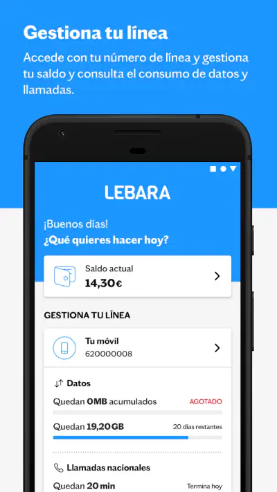 Soy Lebara - Área de cliente screenshot 1