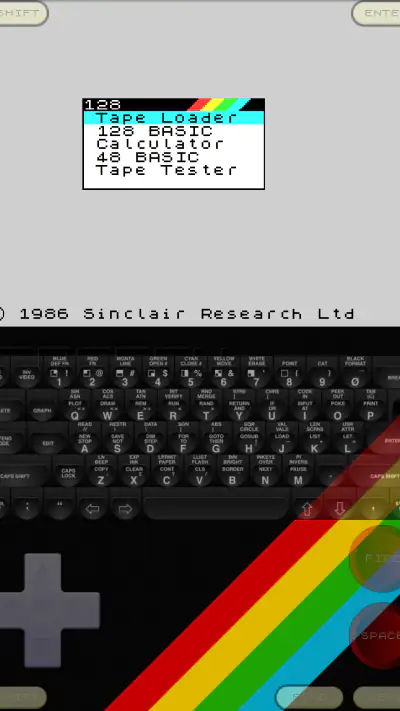 Speccy+ ZX Spectrum Emulator screenshot 1