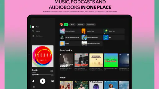 Spotify Music para TV screenshot