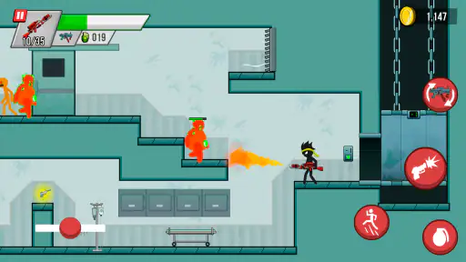 Stick vs Zombies: Plataformas screenshot 5