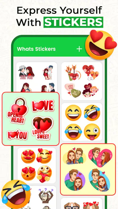 Stickers - Emojis Divertidos screenshot 1