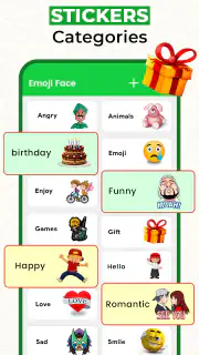 Stickers - Emojis Divertidos screenshot 5