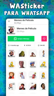Stickers graciosos para WhatsA screenshot 3