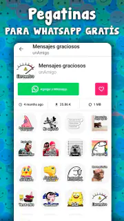 Stickers graciosos para WhatsA screenshot 4