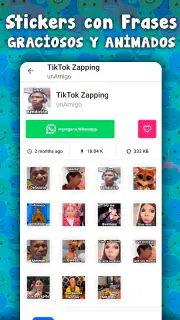 Stickers graciosos para WhatsA screenshot 5